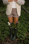 Marlowe Gingham Shorts // Brown